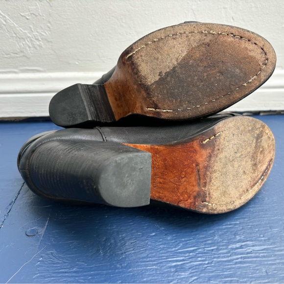 rag & bone black Harrow booties / ankle boots 39.5 - Picture 12 of 16